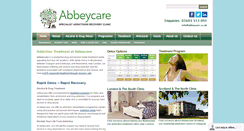 Desktop Screenshot of abbeycarefoundation.com